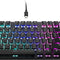 Vulcan TKL Mechanical Gaming Keyboard - Tenkeyless, Titan Switch Optical, RGB AIMO Lighting, Anodized Aluminum Top Plate, Detachable USB-C Cable, Low Profile Design, Black