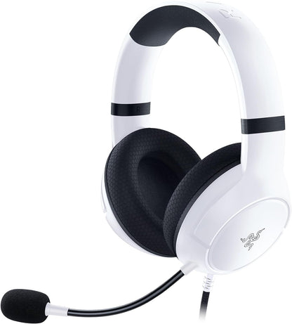 Kaira X Wired Gaming Headset for Xbox Series X|S, Xbox One, PC, Mac, and Mobile Devices - Featuring Triforce 50mm Drivers, Hyperclear Cardioid Microphone, Flowknit Memory Foam Ear Cushions, and On-Headset Controls - White