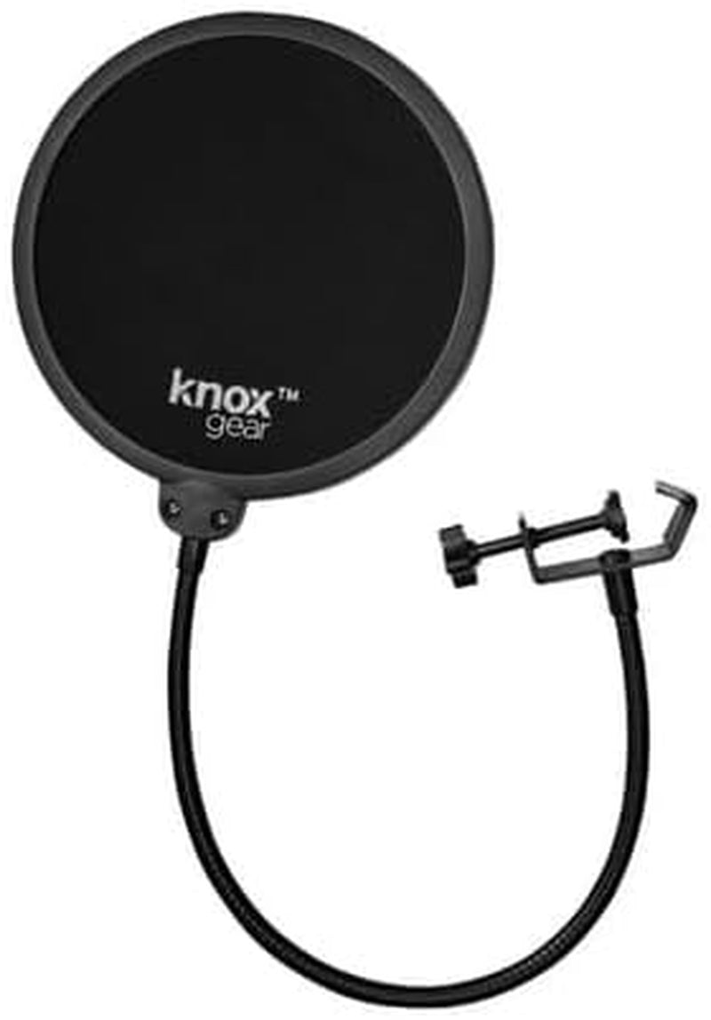 Yeti USB Microphone Bundle with Knox Gear Headphones and Pop Filter (Blackout Edition)