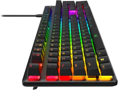 Alloy Origins Mechanical Gaming Keyboard with Software-Controlled Lighting, Macro Customization, Compact Design, and Clicky Blue Switches - RGB LED Backlit